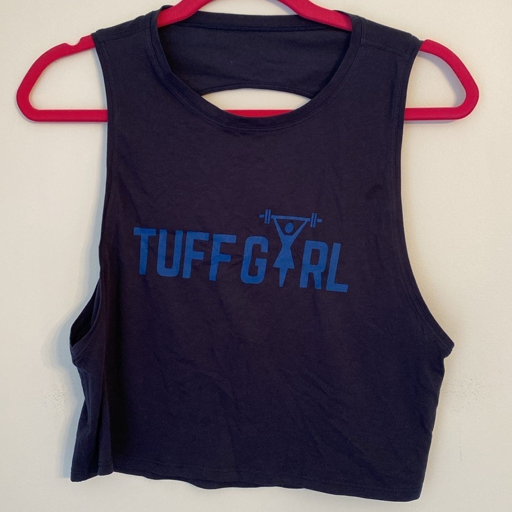 Lululemon Navy Cropped Tank Size 6